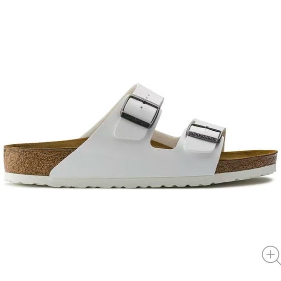 Birkenstock Arizona Birko Flor in White Size 36 - Picture 9 of 10